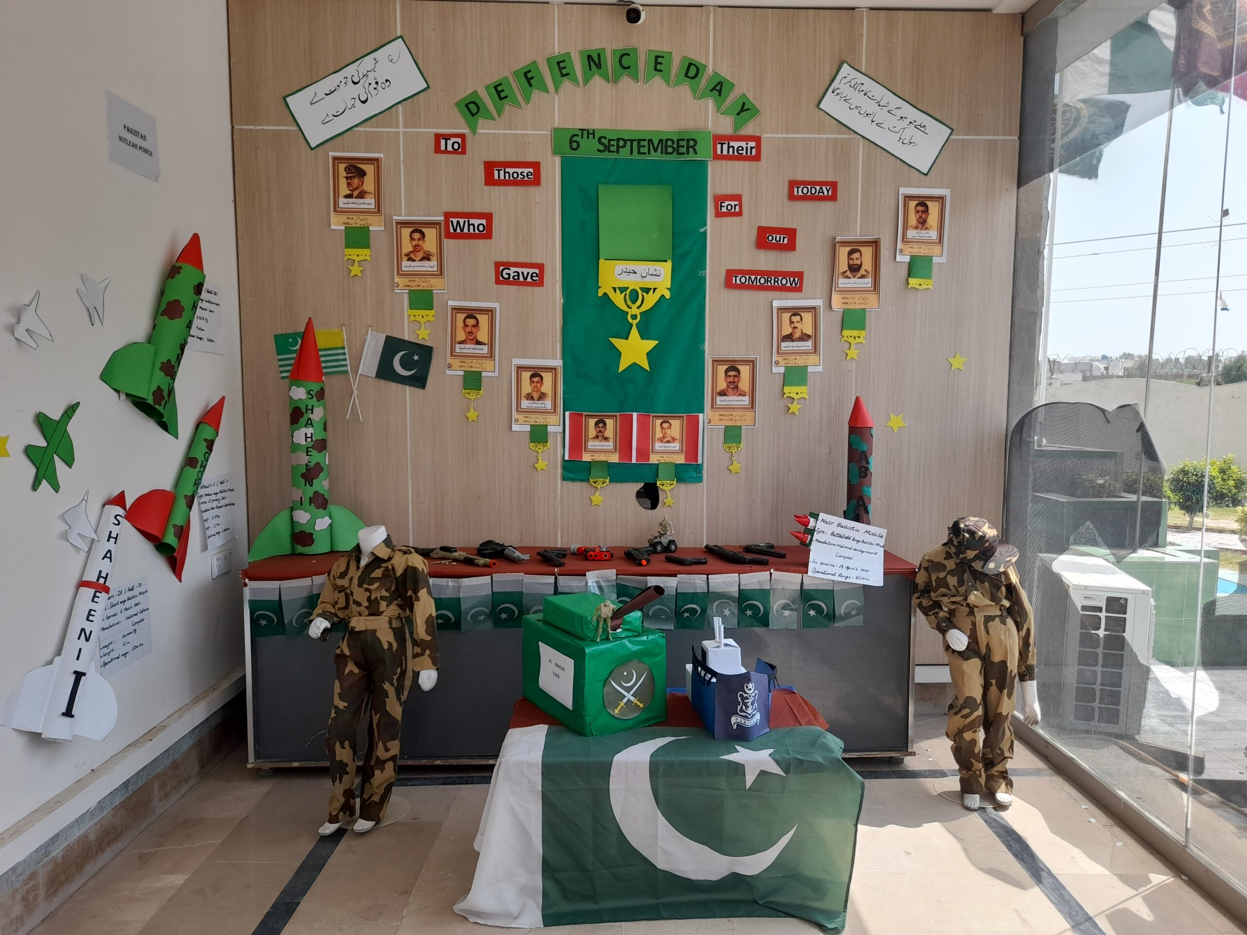 Alhamdulillah Defence Day Celebration at Forces School Khatam e Nabuwwat Campus, Jauhrabad