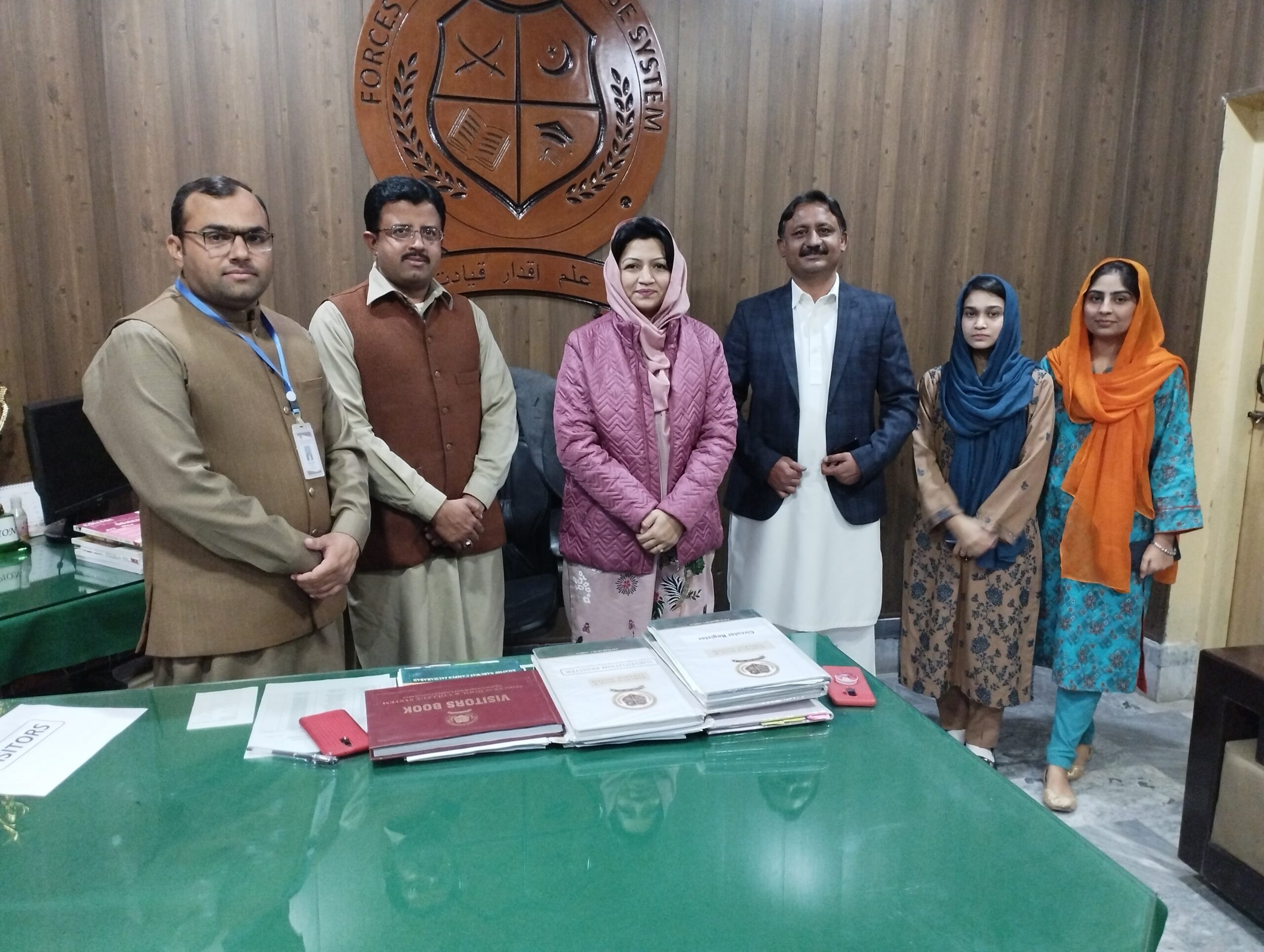 Alhamdulillah – Visit of Academic Team to Forces School Khatam -e- Nabuwwat Campus,Jauharabad Campus Jauharabad for Academic support and evaluation